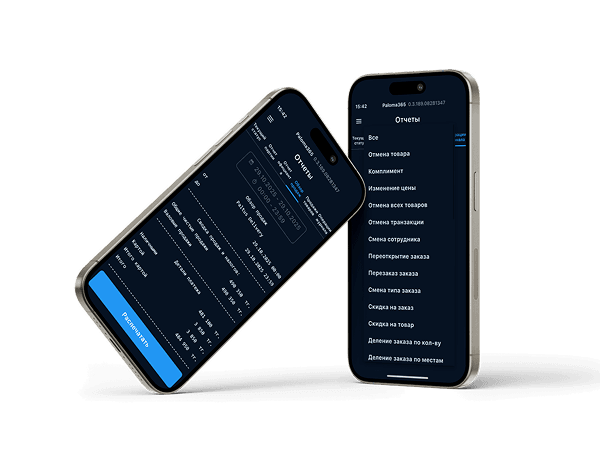 POS terminalida Paloma365 interfeysi